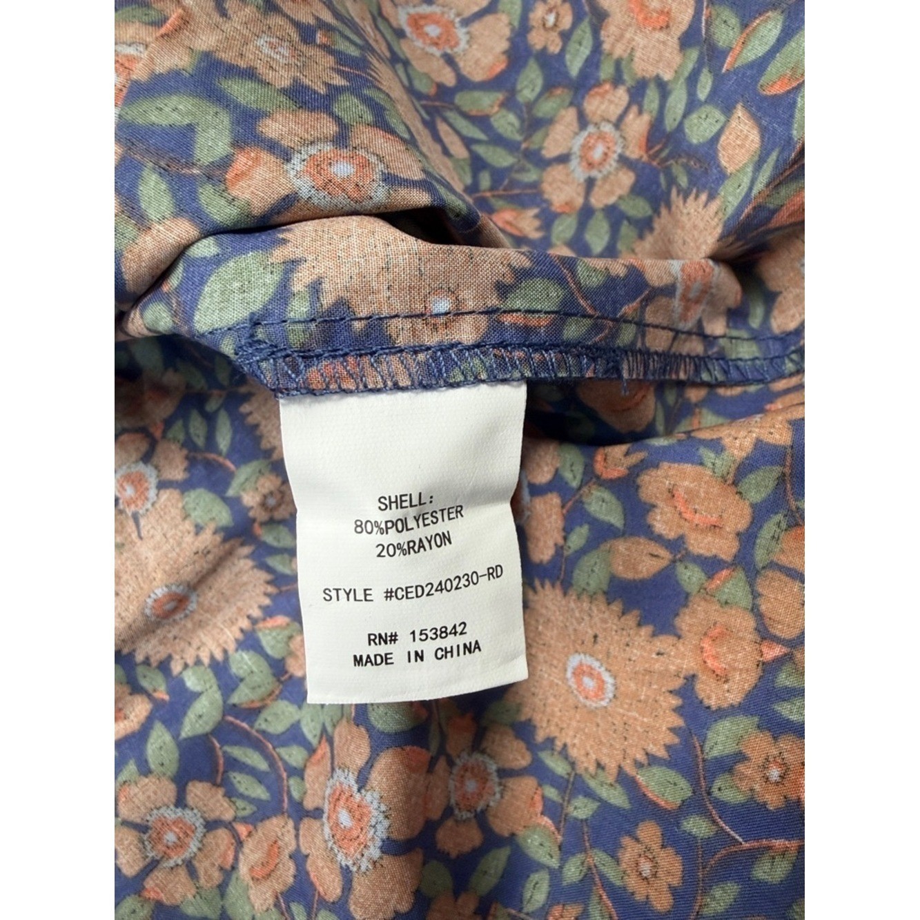 Anthropologie Melloday Floral Poplin Babydoll Mini Dress Women’s L NWT