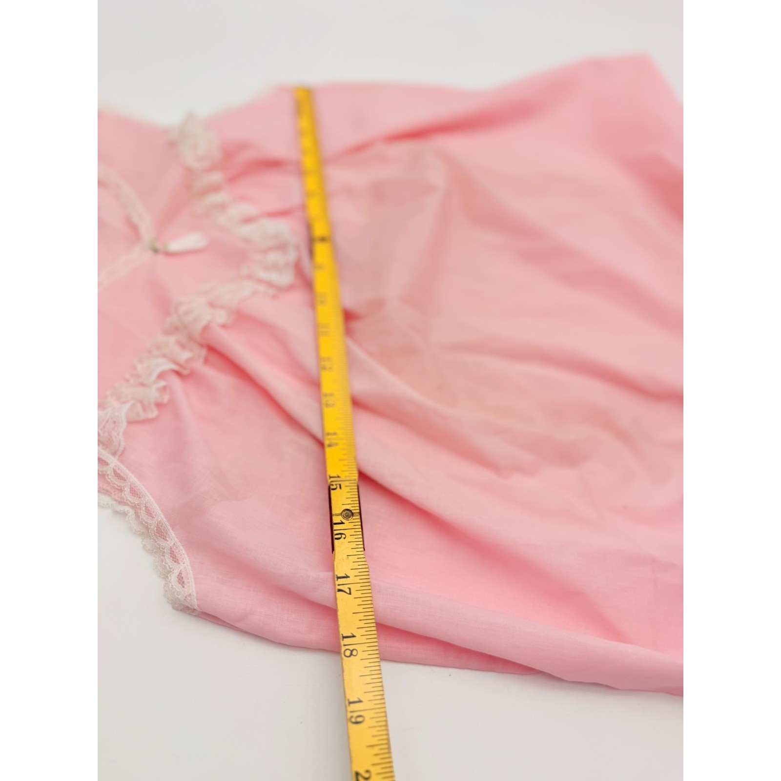 Vintage Feather Bed Intimate Pink Lace Sleeveless Nightgown Maxi Dress Small NWT