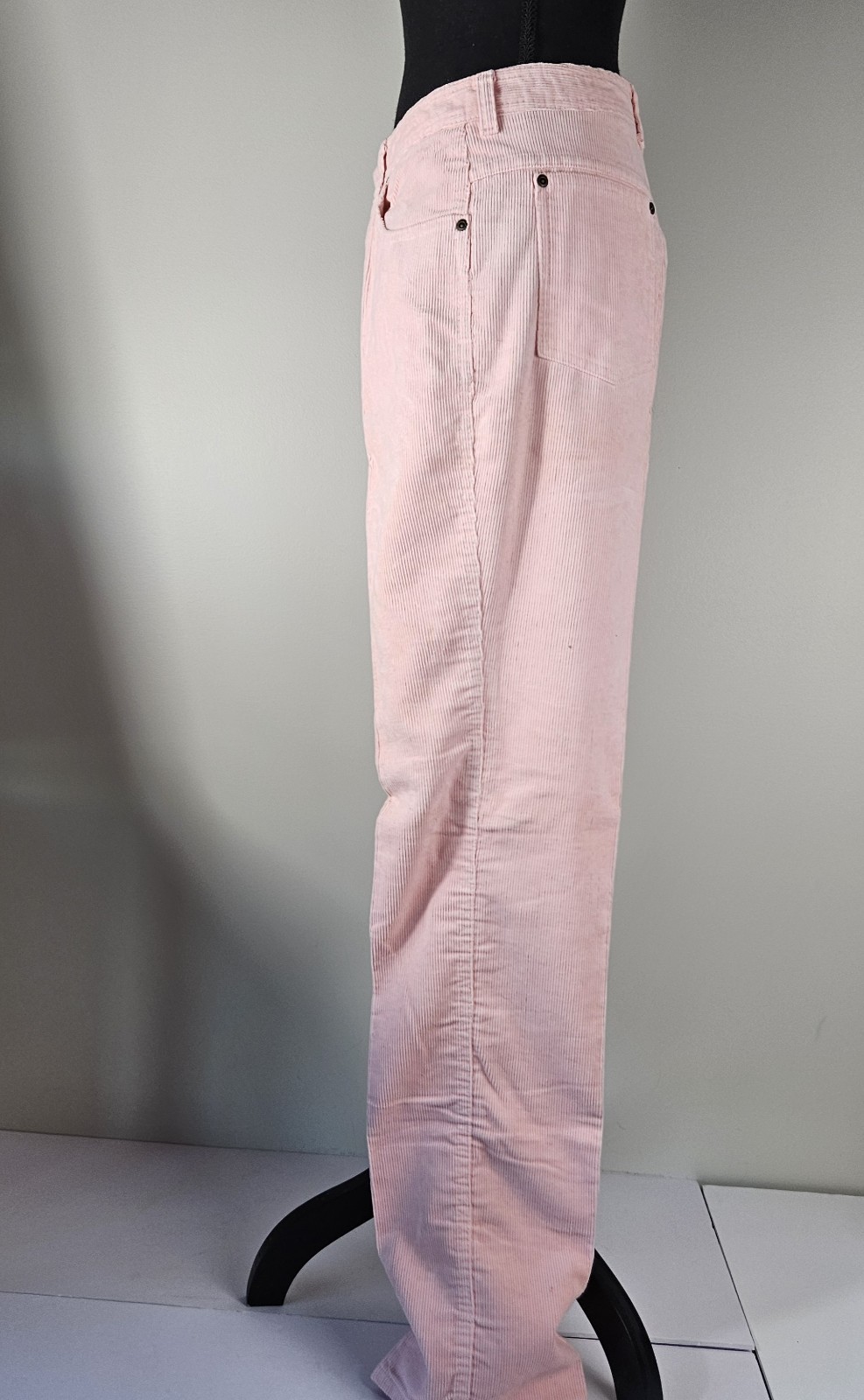 Vintage 80’s Bon Jour BABY PINK Corduroy Straight Pants Size13/14 NWOT