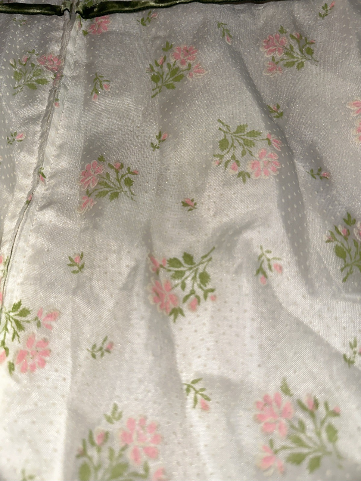 Vtg XS/S Hippie Flower Child Prairie Floral Dress