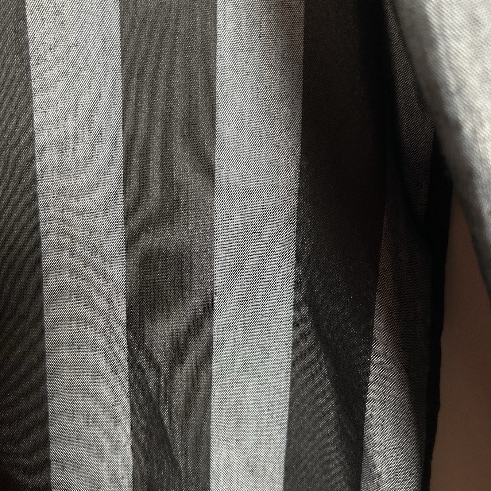 VTG 80s Brioche California Sailor Gray Black Striped Avant Garde Dress Sz S/M