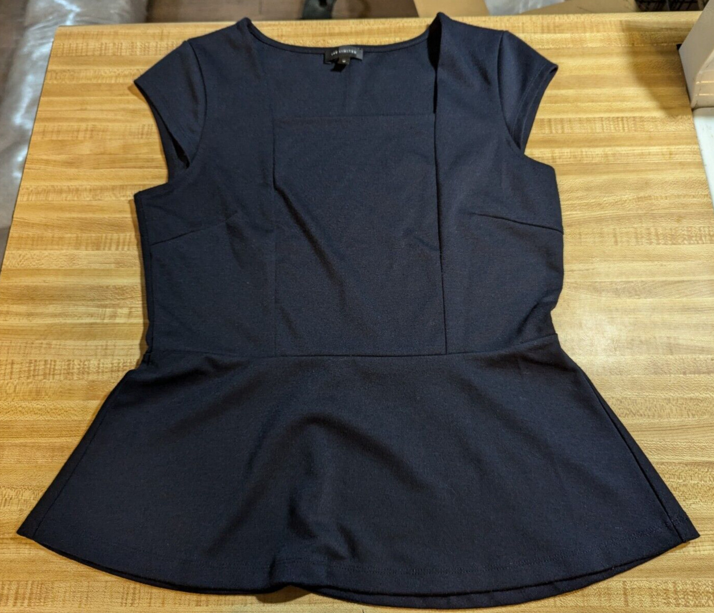 Vintage The Limited Misses Size Medium Polyester Blend Lined Black Blouse