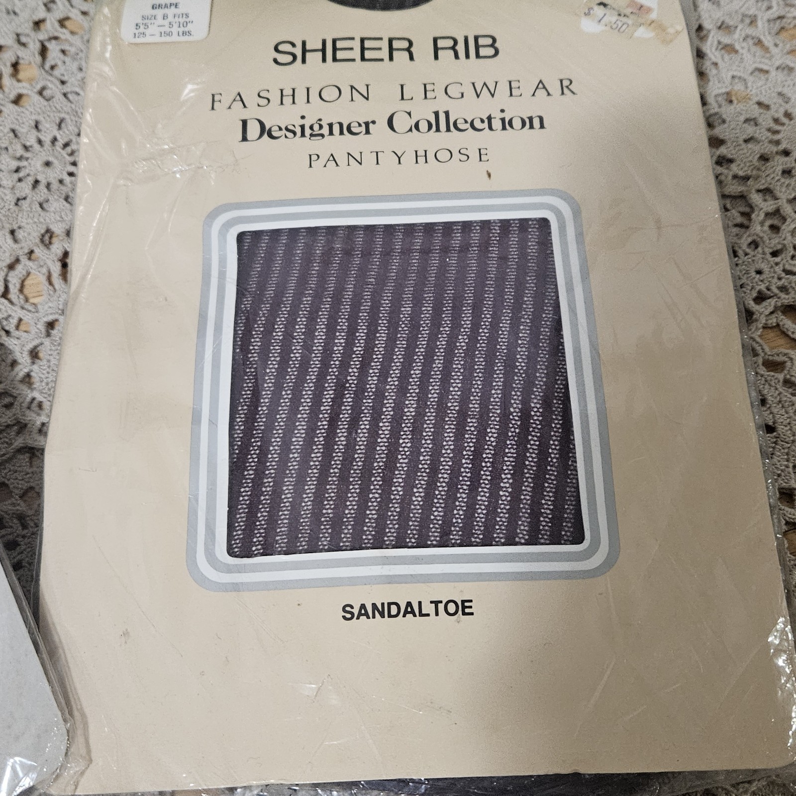 Lot 4prs Vintage Pantyhose Nylon Size Small A/B 6/8