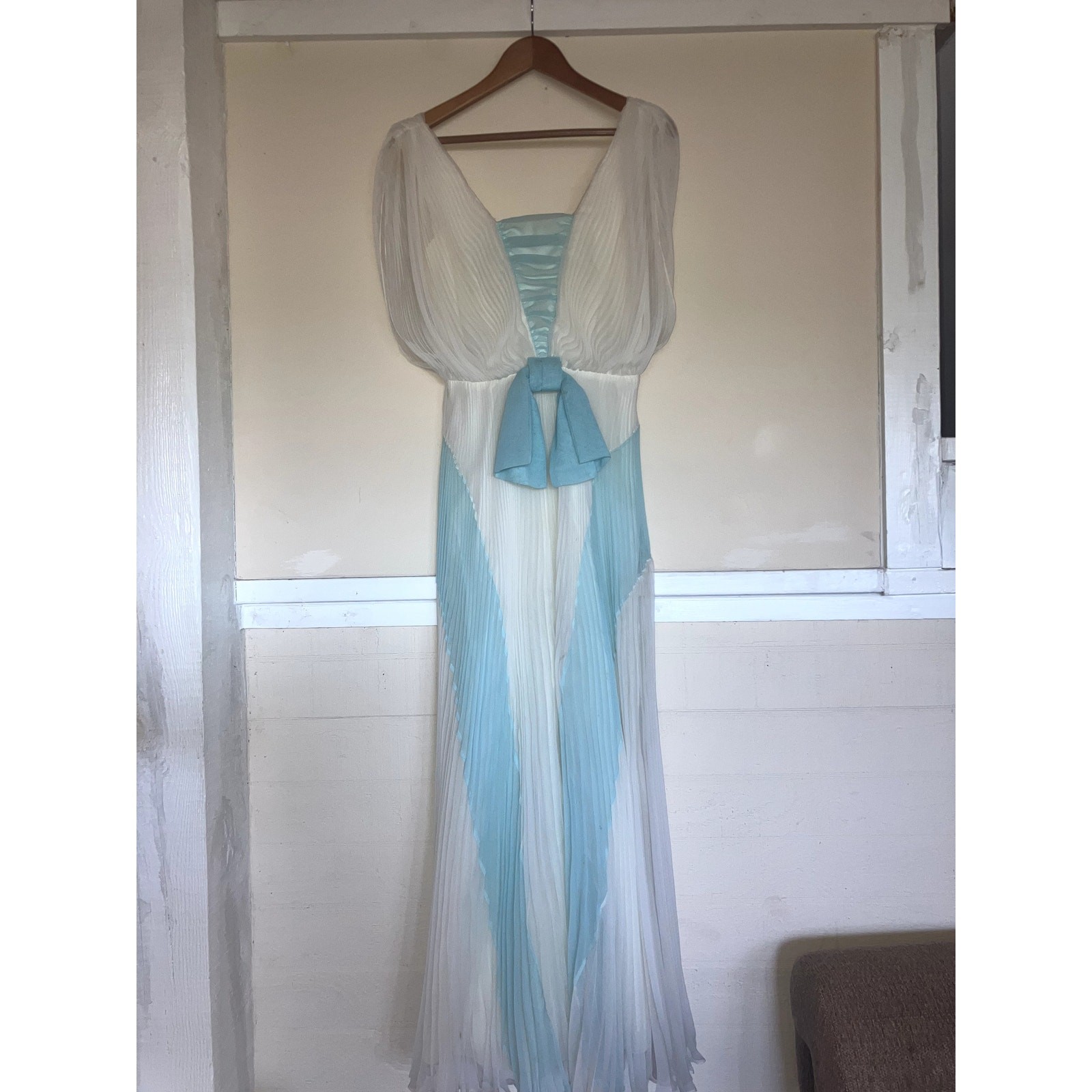 VINTAGE 50s-60s Lilli Diamond of California Gown Dress Small S REGENCY FAIRY