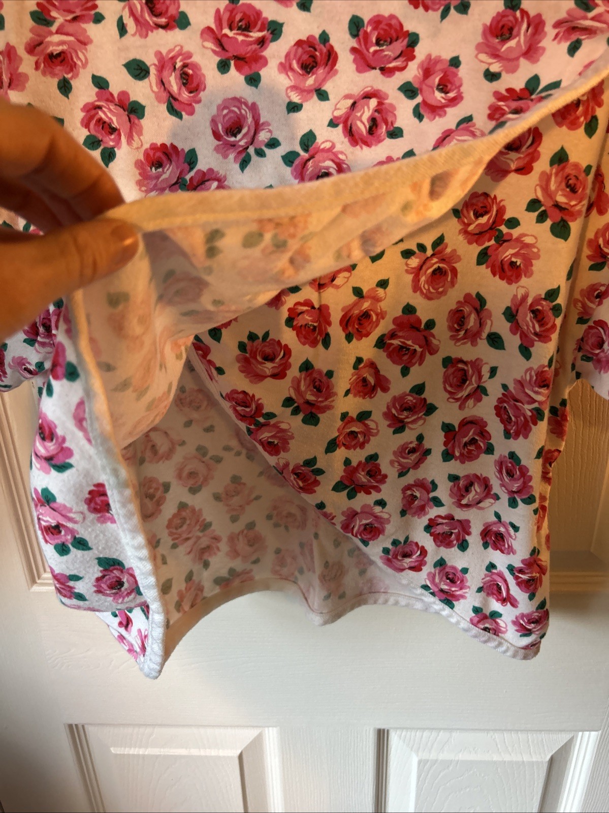 Womens Vintage Top Another Name Floral Prnt Cropped Grandma/Beach S/M Shldr Pads