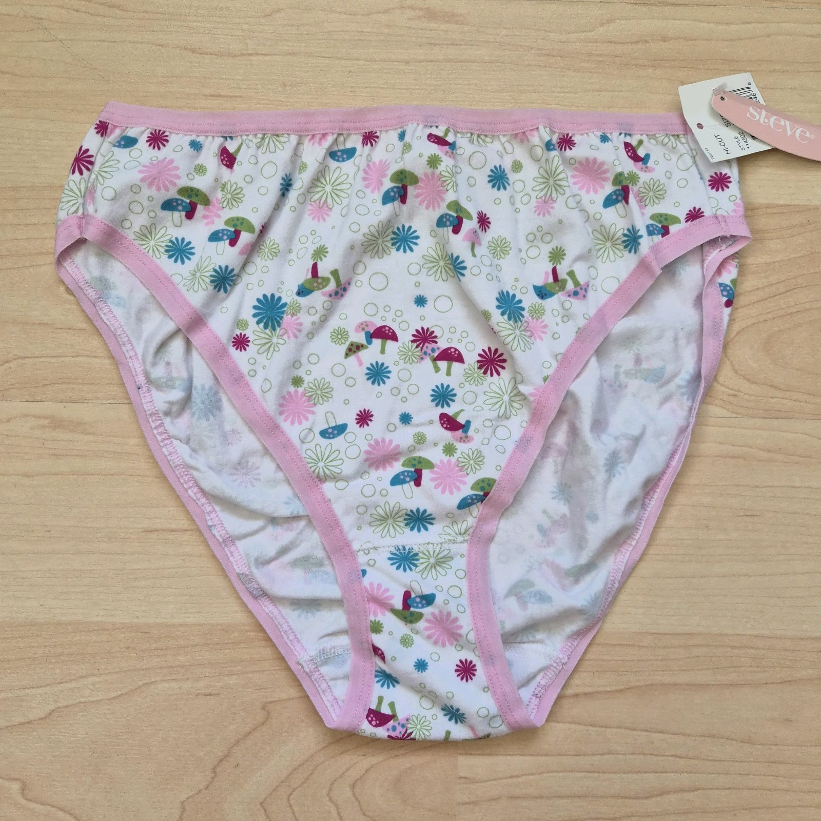 Vintage 2007 y2k St Eve Women’s Hi Rise Cotton Brief Panties NWT Medium Pink