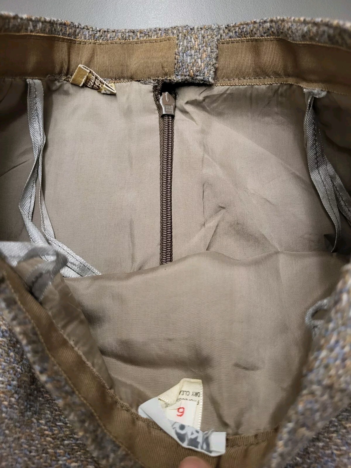 Vintage Beene Bag Wool Suit Small Women’s Harris Tweed Sz 6 Geoffrey Beene