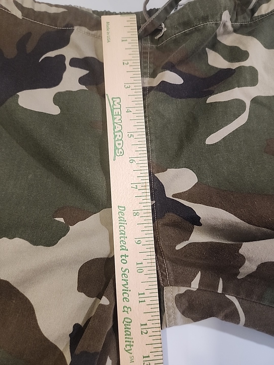 Vintage Beverly Hills B.H.D.C. Camouflage Drawstring Cargo Pants. Ladies Large