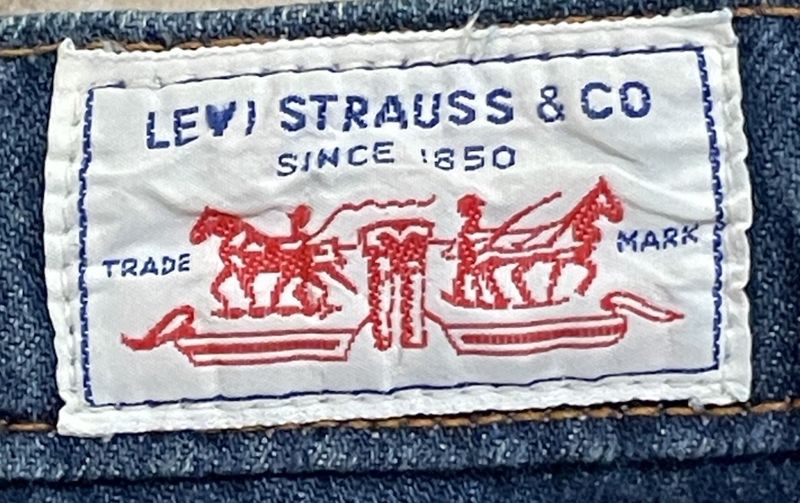 Vtg Levi’s White Label Orange Tab Jeans Custom 24×27 Scovill Zipper Snap Button