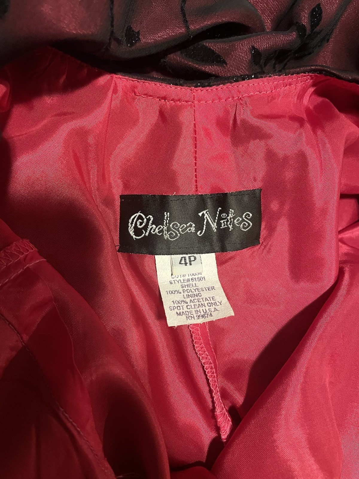 Vintage 90s Chelsea Nites Burgundy Cowl Back Dress Vampire Goth Whimsigoth