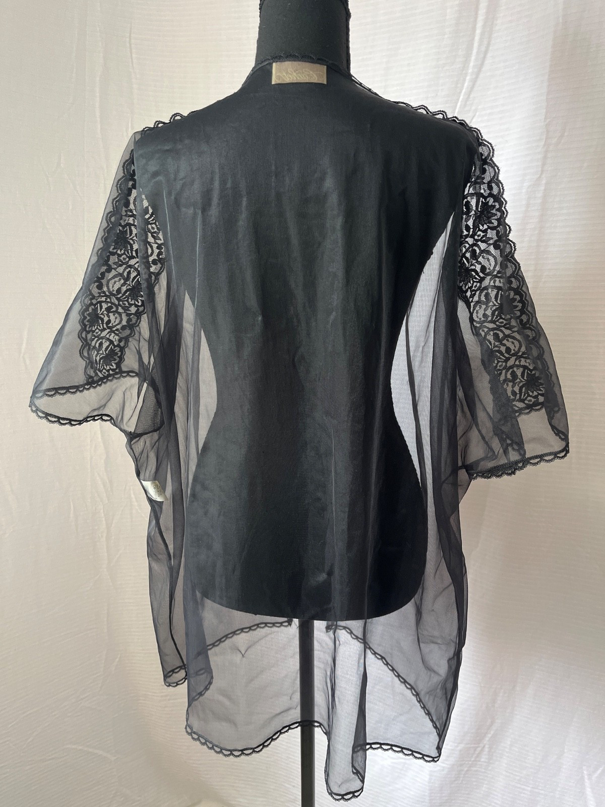 Vintage 1970’s Lingerie Set Camisole Lace Sexy Sheer Evening Medium Sears