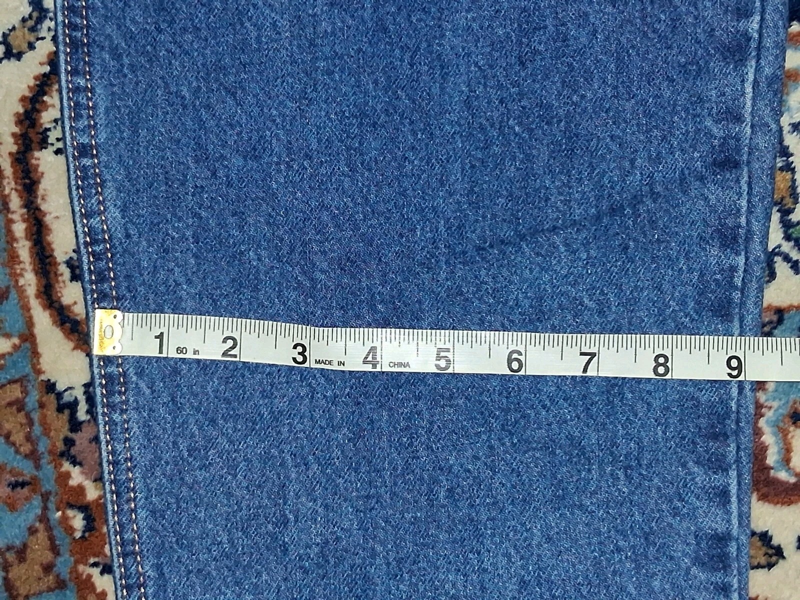 Zena Mom Jeans High Waisted Tapered Leg Medium Wash Blue Denim Womens 8 Vintage