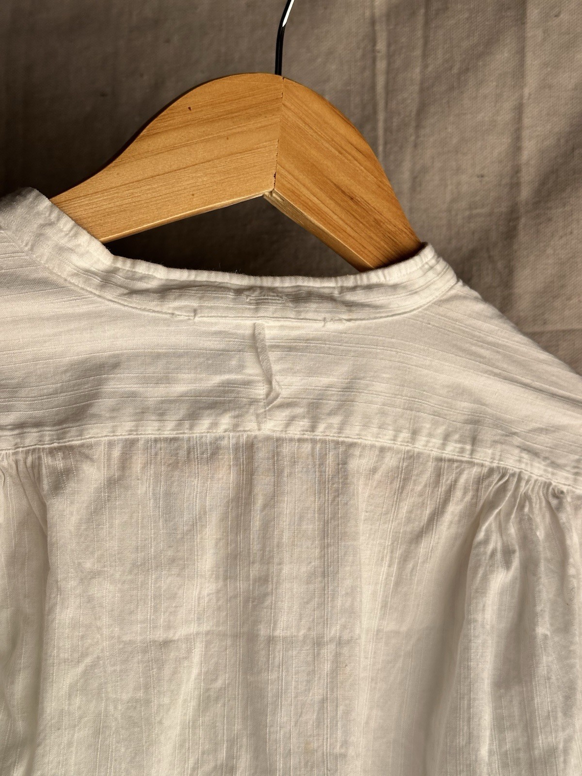 Resale Lot French Antique Dress Blouse Chemise 1900s White Cotton Womens S M L
