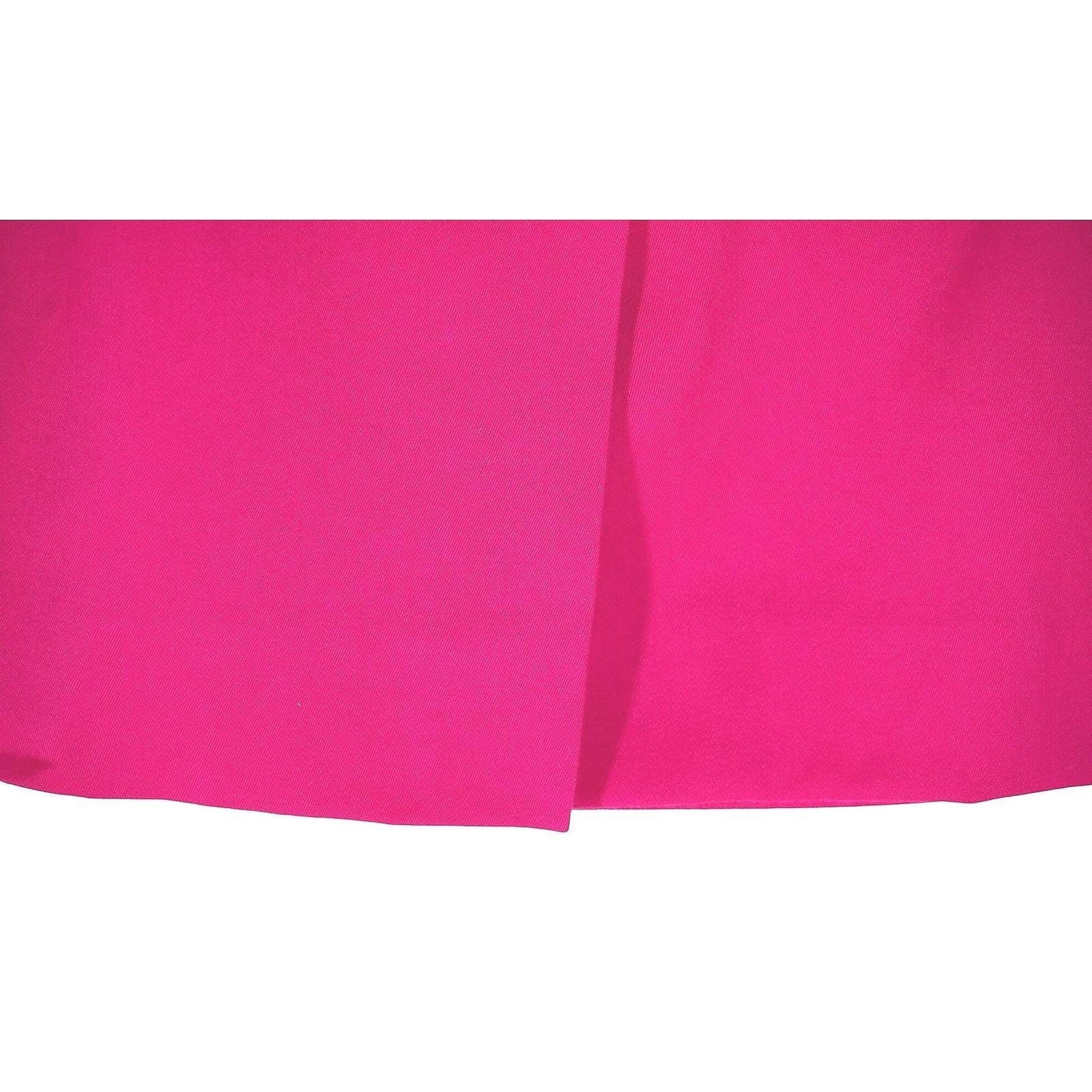 Vintage Dana Buchman Pencil Skirt Women 4 Pink 100% Wool Pleated Back Vent NWT