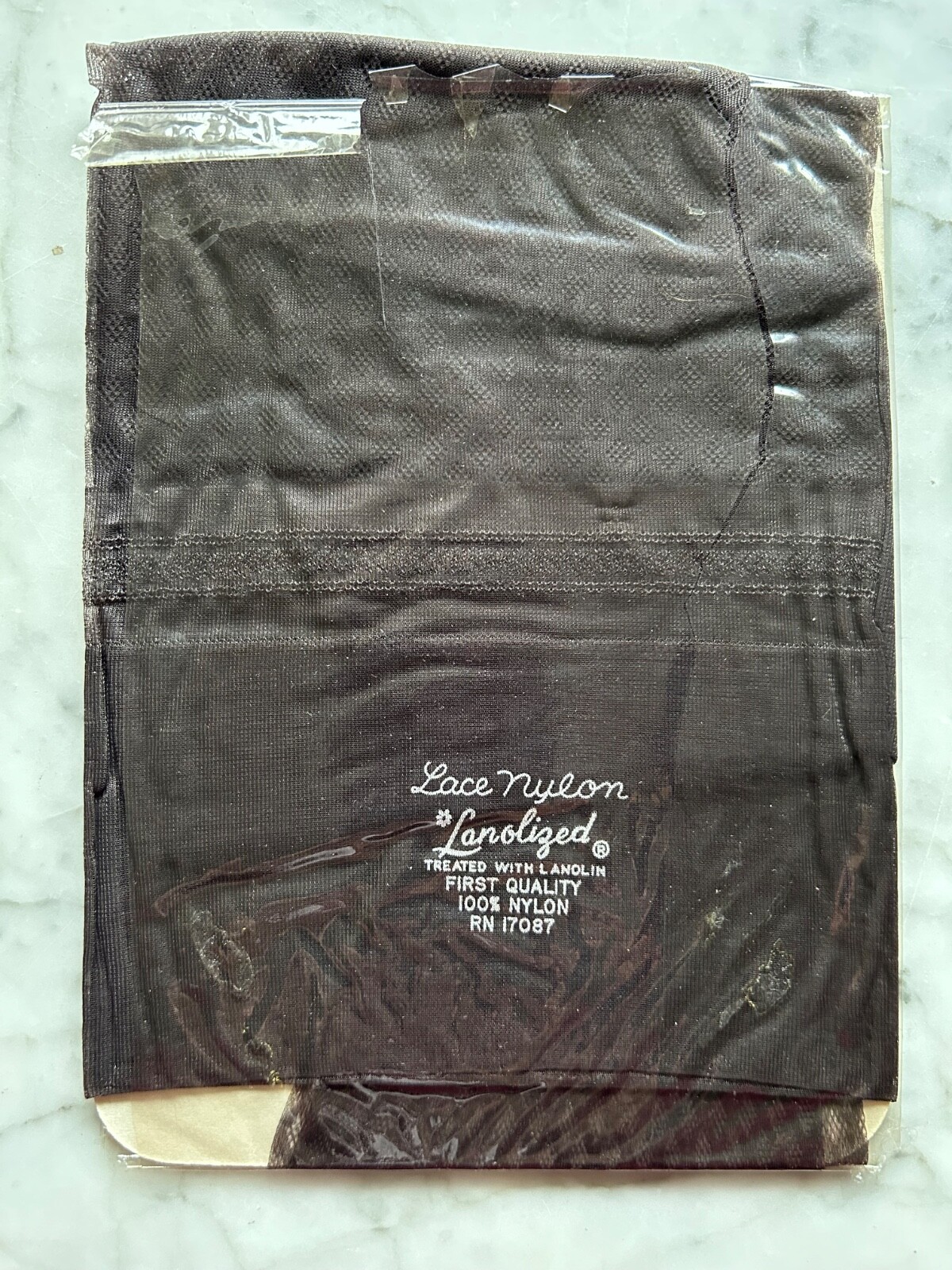 Lace Nylon Lanolized FIrst Quality 100% Nylon RN17087 Diamond New/Old Stock