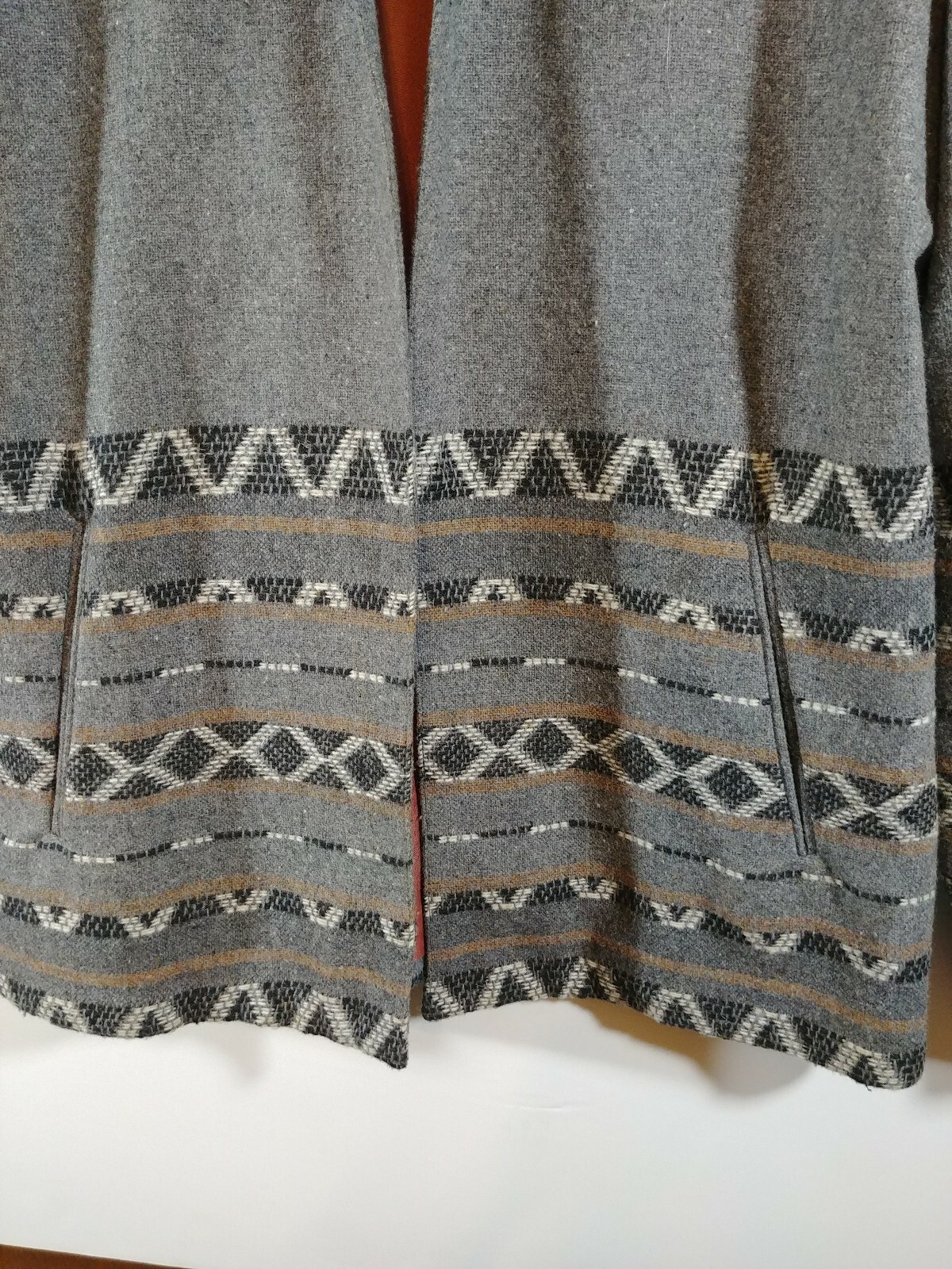 Vintage Prestige of Boston Grey Wool Women’s Jacket, Size 12, #1229