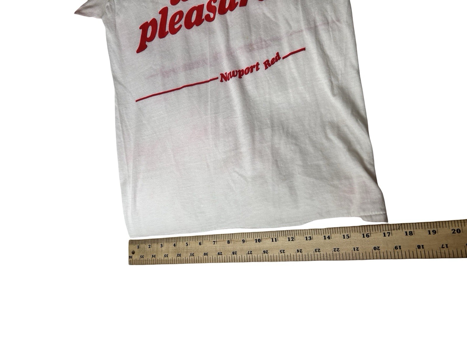80s Newport Cigarettes Ringer T-Shirt Sz M Red Alive Pleasure Single Stitch READ