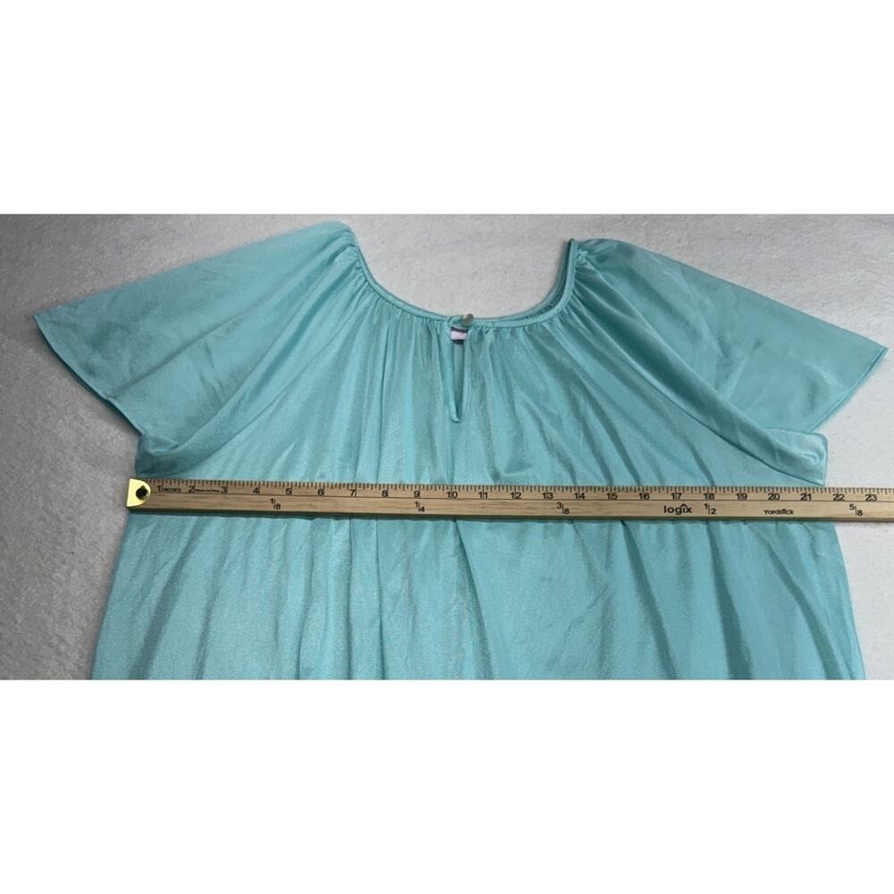 Vintage Sears Sheer Blue Nightgown One Size Cottagecore Grannycore