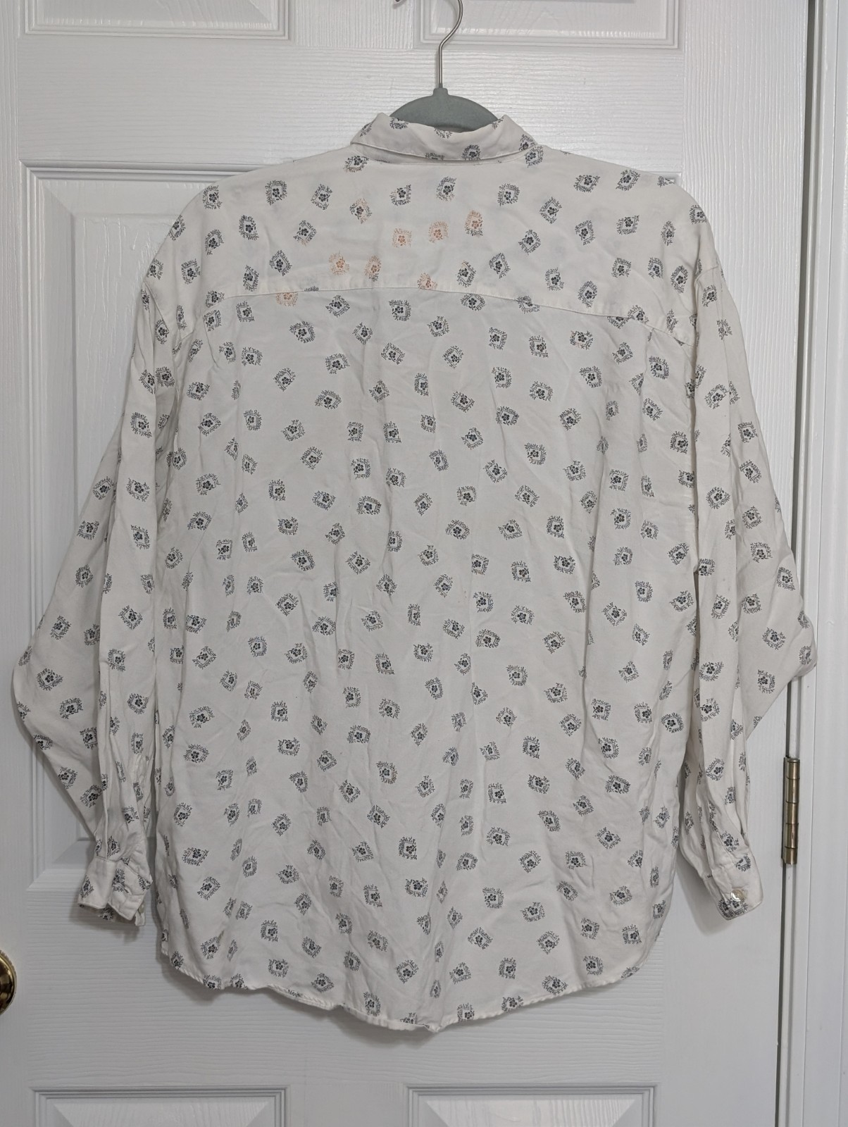 Vtg Gap Blue Preppy 3 Pc Outfit Size 11/12 Cardigan Sweater Blouse And Skirt
