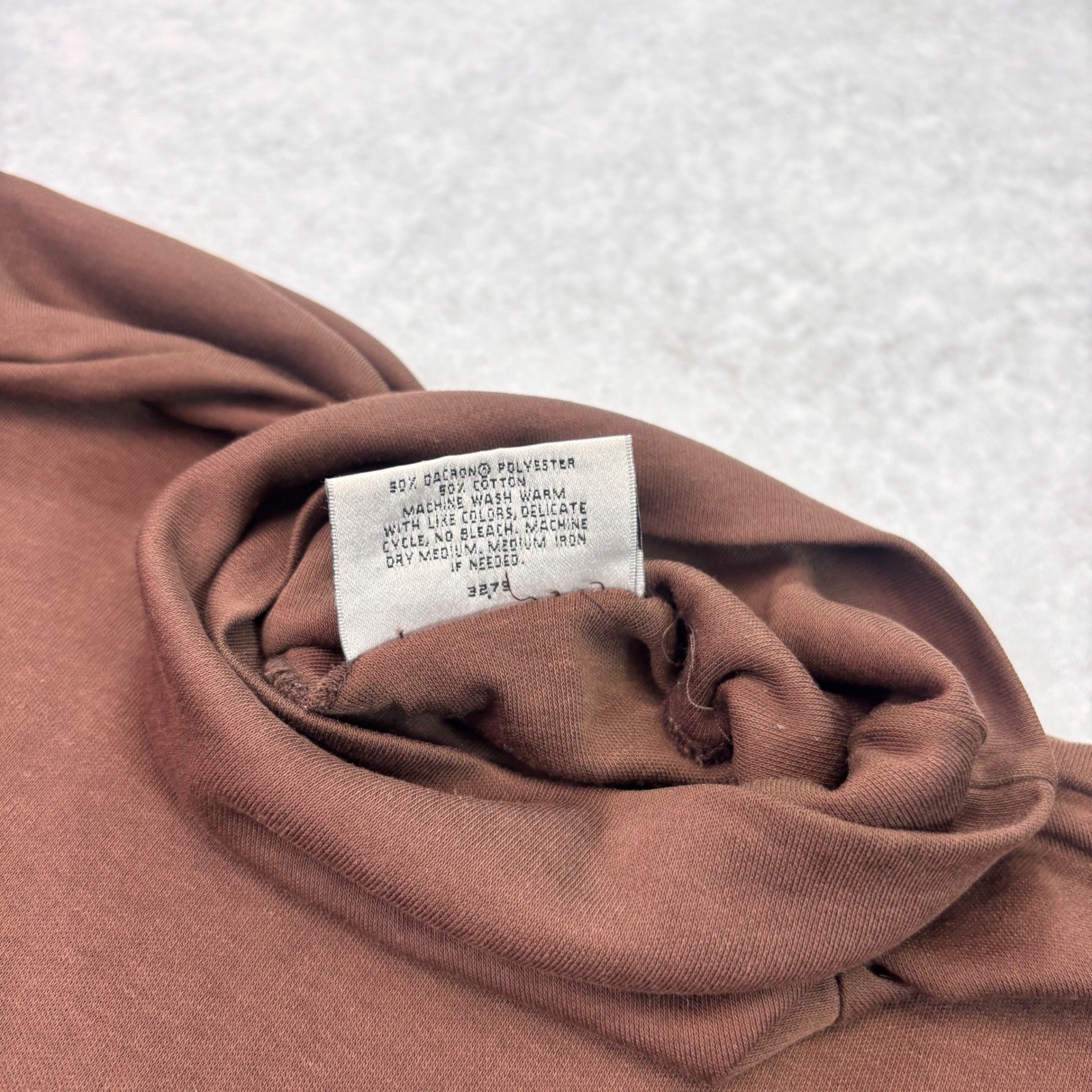 JJ Cochran Vintage Brown Turtleneck Long Sleeve Shirt Made in USA Men’s M