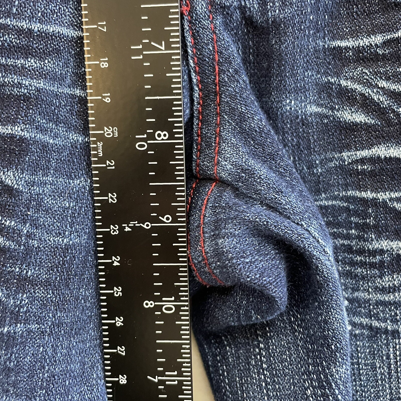 Y2K Vintage Low Rise Jeans 12 30 Bootcut Flare Dark Wash Cyber Fairy Grunge