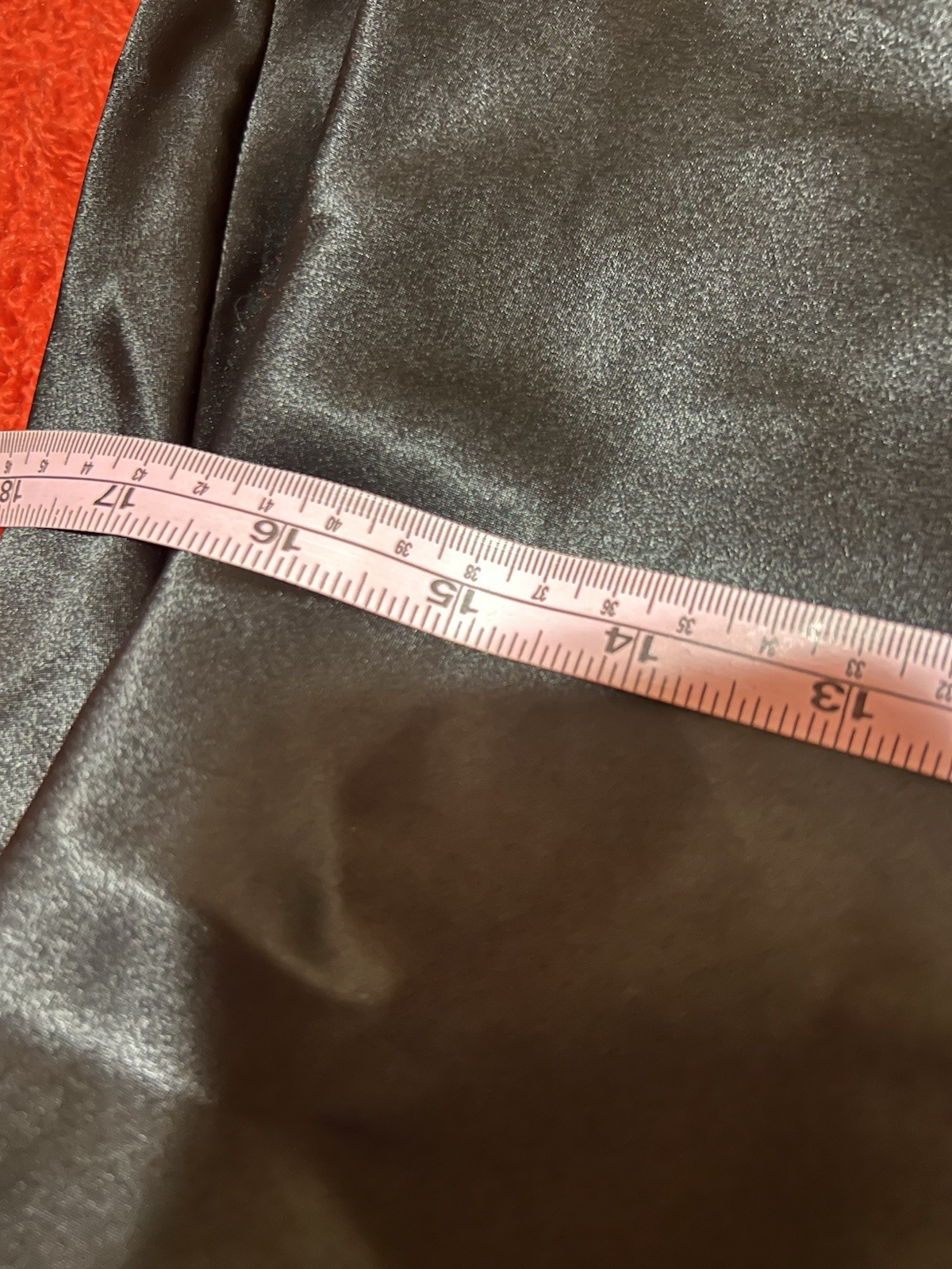 Vtg Gilligan & OMalley Gold Label Gloss Satin Faux Fur Trim Slip Dress Y2K Black