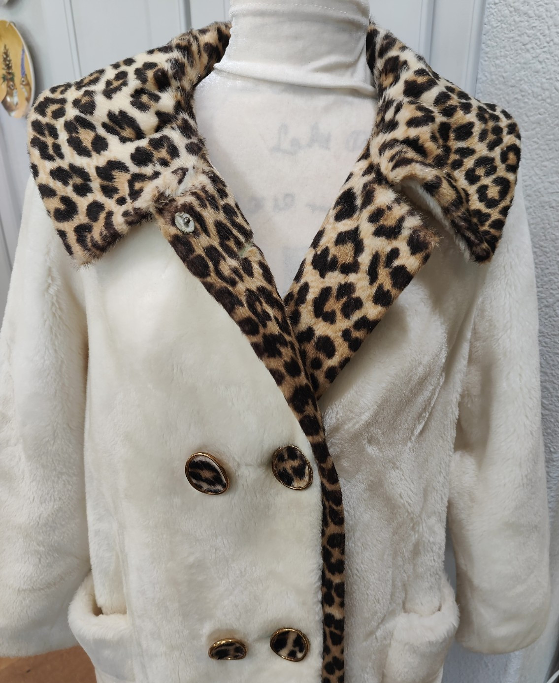 Vintage Norba by GLENOIT Faux Fur Coat 1950’s /1960’s