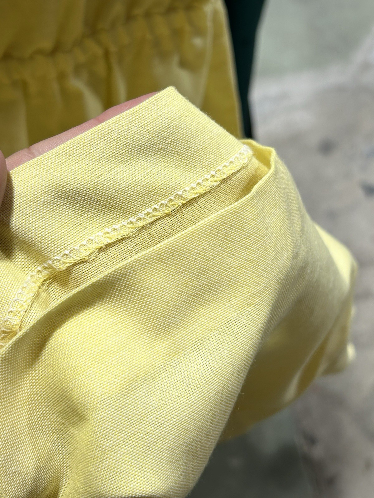 Vintage Kenny Classics Yellow Waitress Style Dress Size 12 All Original Buttons