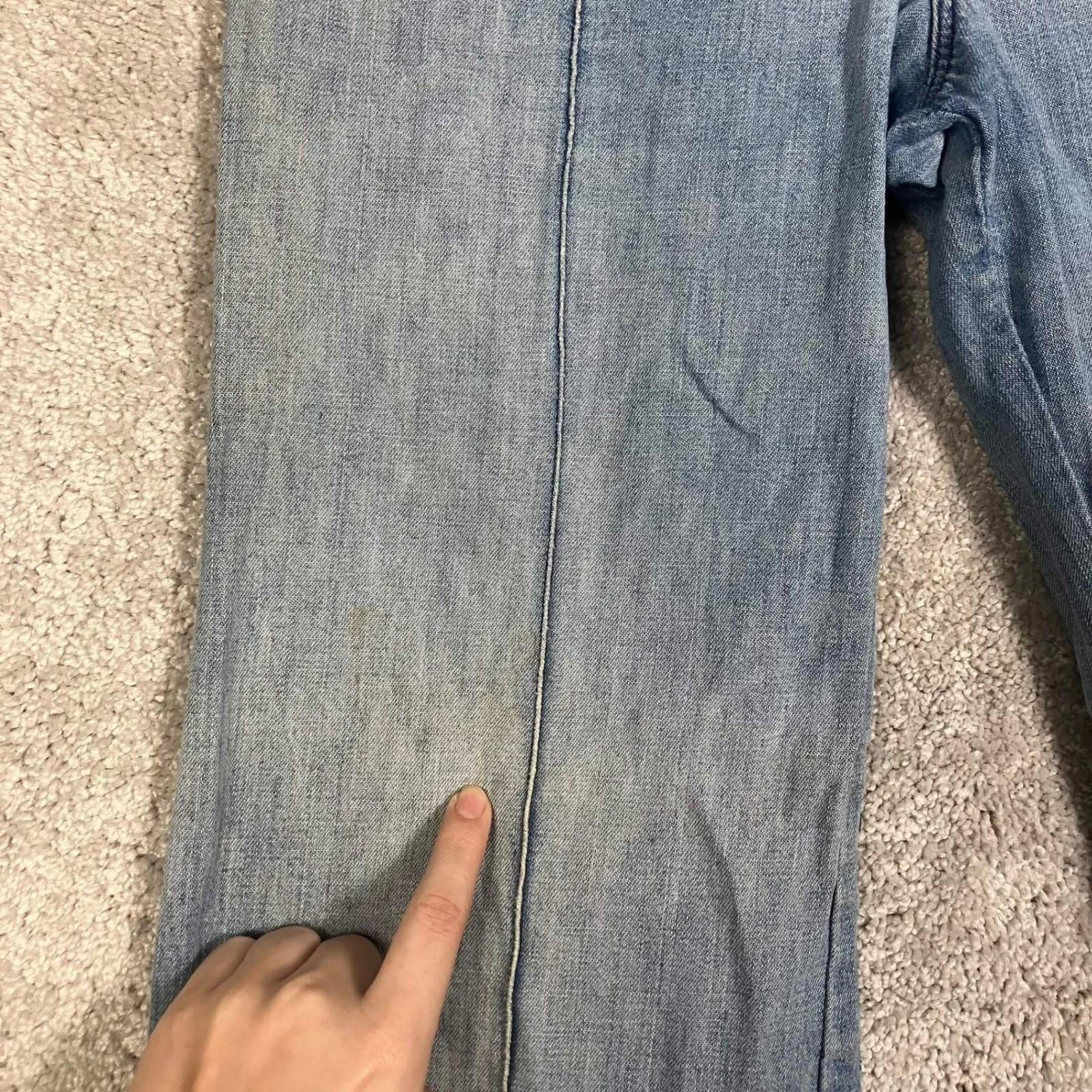 VTG 70s Wrangler Womens High Rise Wide Leg Jeans Blue Denim Scovill Zipper 26×27
