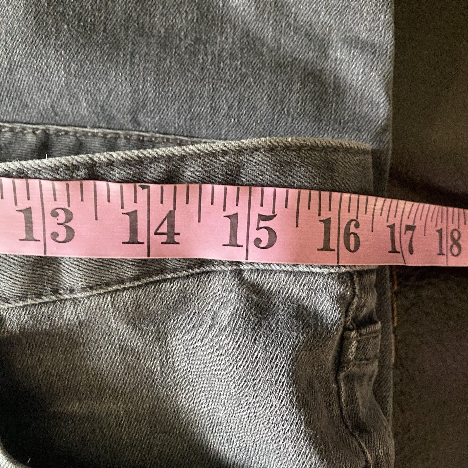 VIN Women’s Black Gray CHAPS Denim Petite Jeans Size 10P 28″ Inseam Cotton Blend