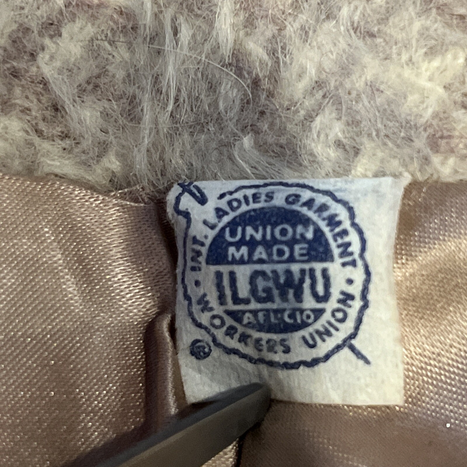 Vintage 1970s International Ladies Garment Workers Union 3pc Women’s Fur Suit
