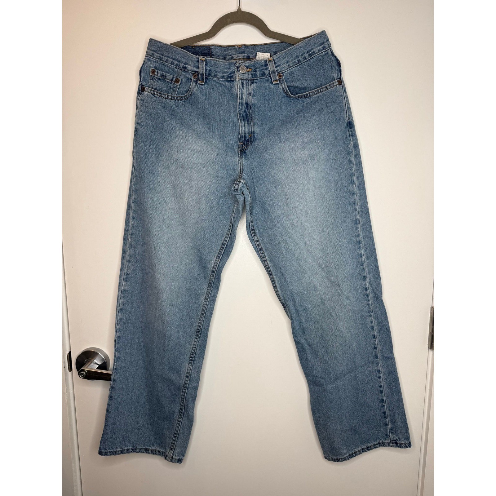 Vintage Levis 577 Lower Rise Loose Fit Jeans 12M Made In USA 2001 Y2K Denim