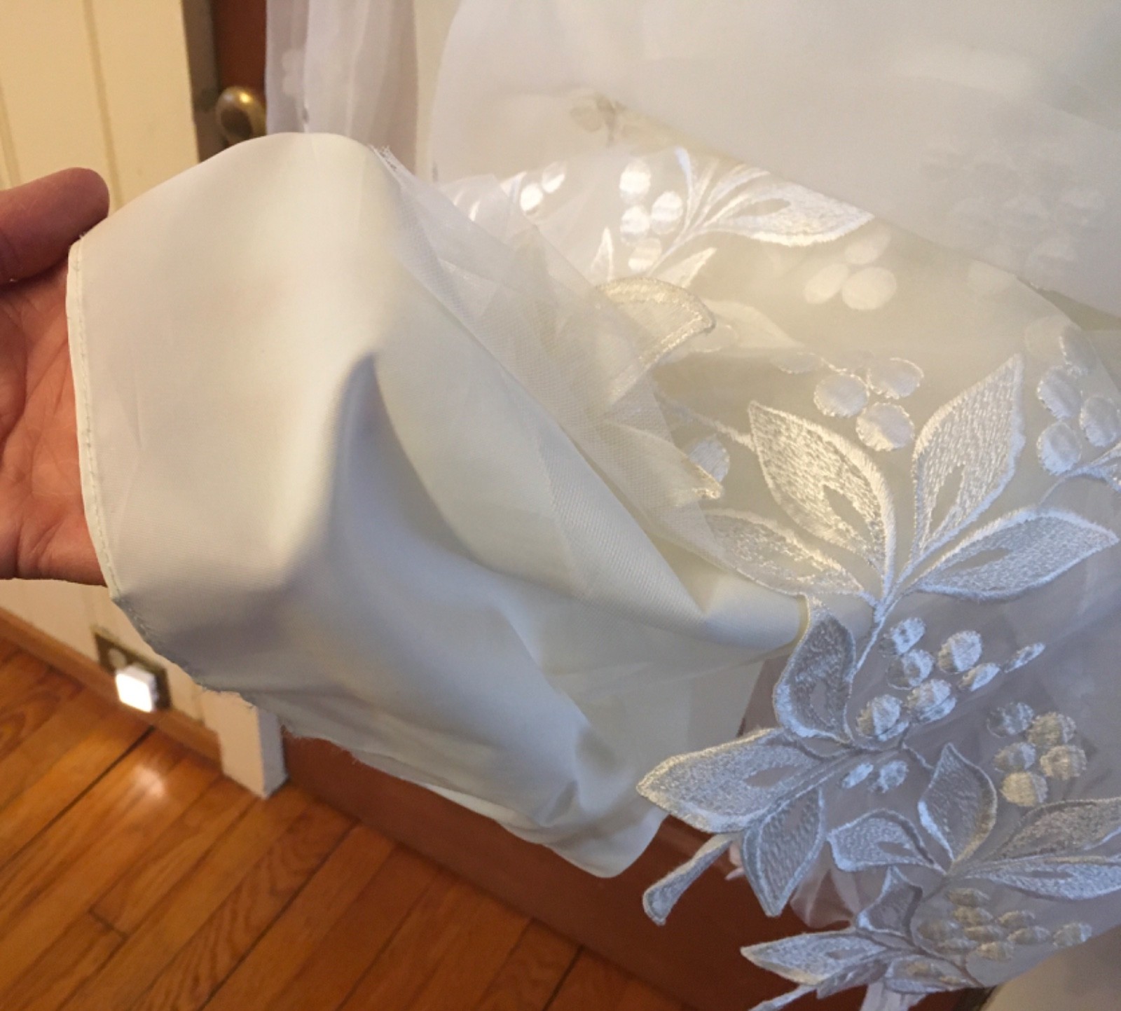 VTG Late 70’s-1980s House of Bianchi Tea Length Bridal Dress XS S 4 lined