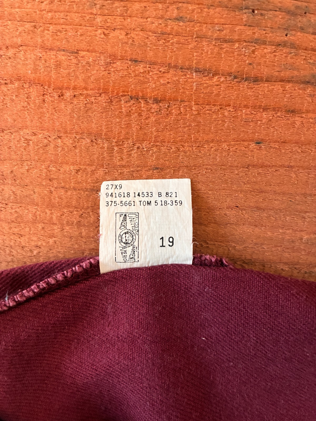Vintage Lee Oxblood Balloon Shorts USA Made Union Made 90s Y2K Baggy 27