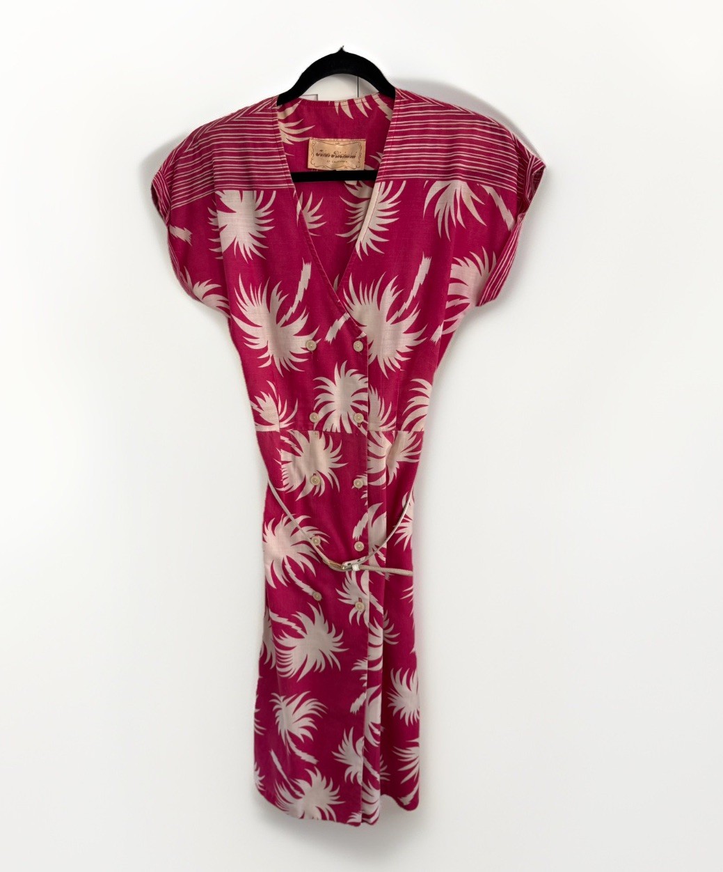 80’s Vintage John Richard of California Ready-To-Wear Coquette Dress Sz 7 Retro