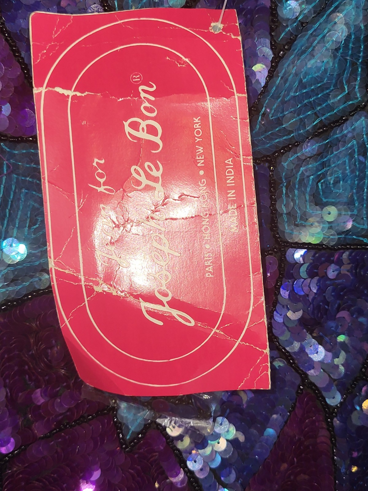 NWT Vintage 1980’s Jean For Joeseph Le Bon Sequined Blouse