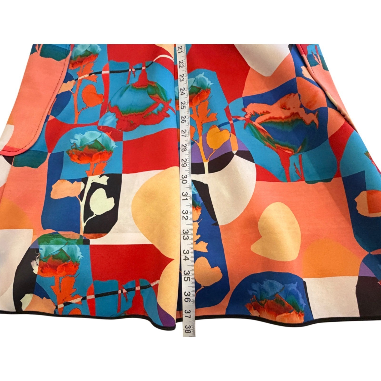 Rare Clover Canyon Designer Wearable Abstract Art Zip Pocket Dress USA Medium