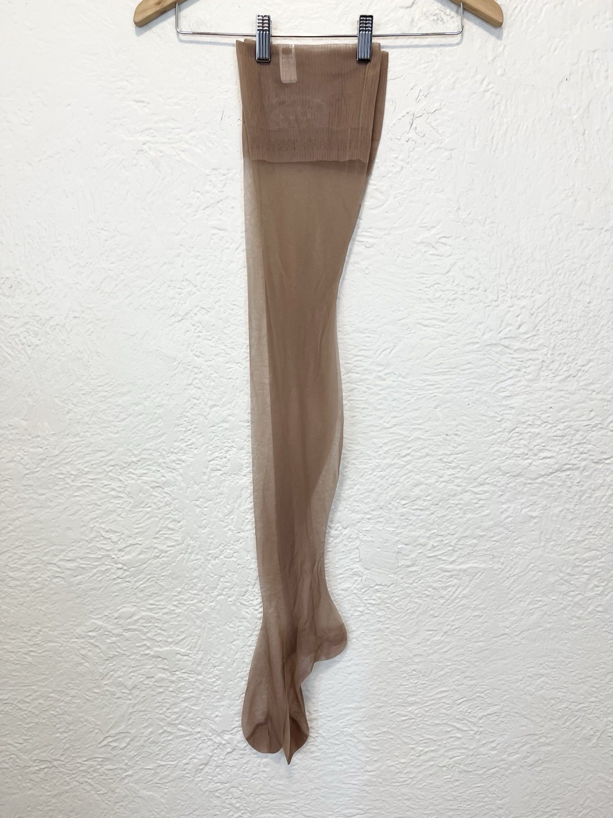 Vintage 50s Van Raalte Seamless Thigh High Stockings 30″ Medium M