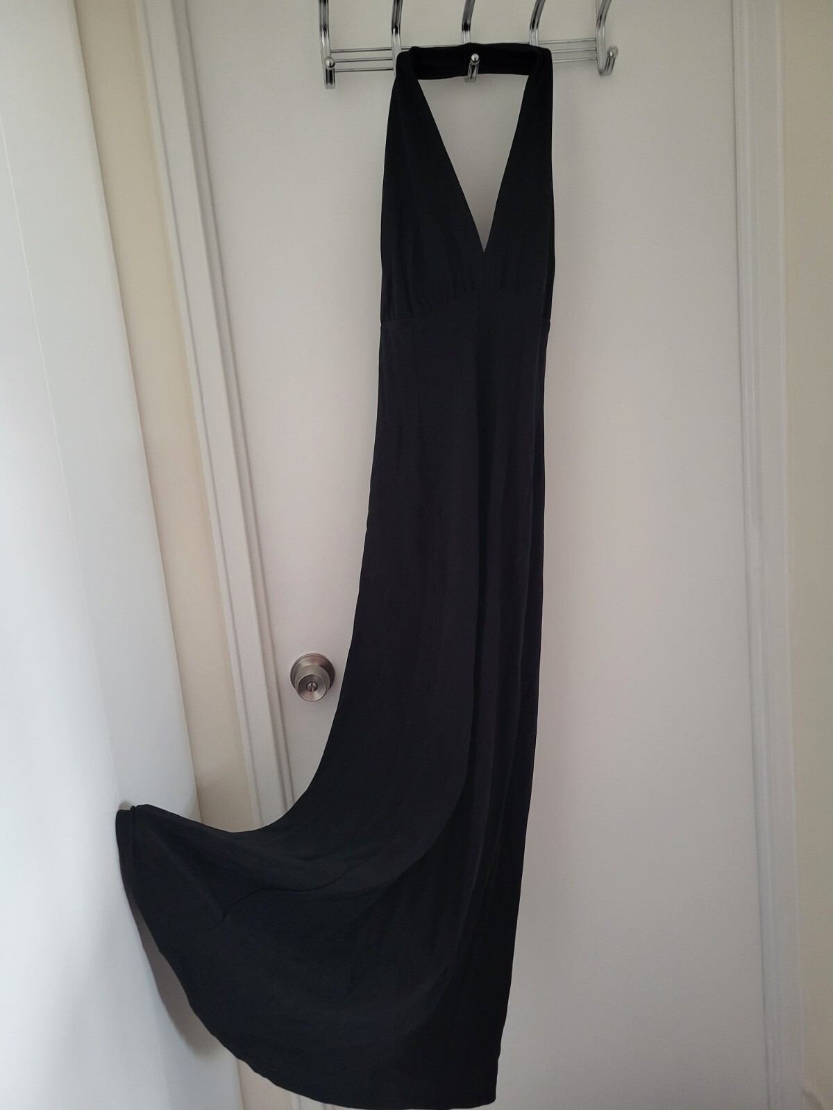 VTG 90s SEXY BACKLESS HALTER DRESS Stretchy Size Medium/Large NEW WITHOUT TAGS