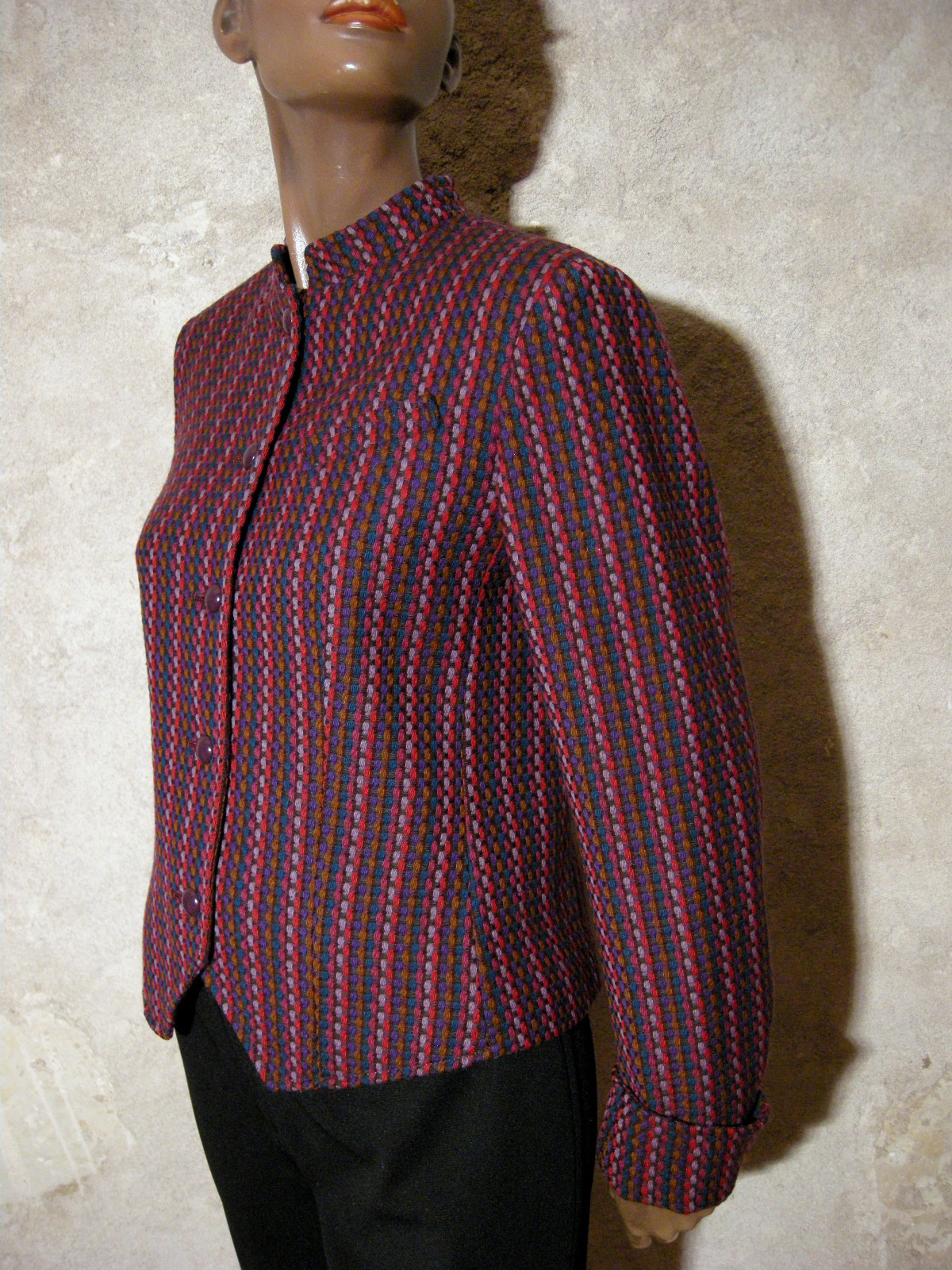 Gaston Jaunet Chic Vintage Jacket 1980 True VTG 80s Giacca (36/38)