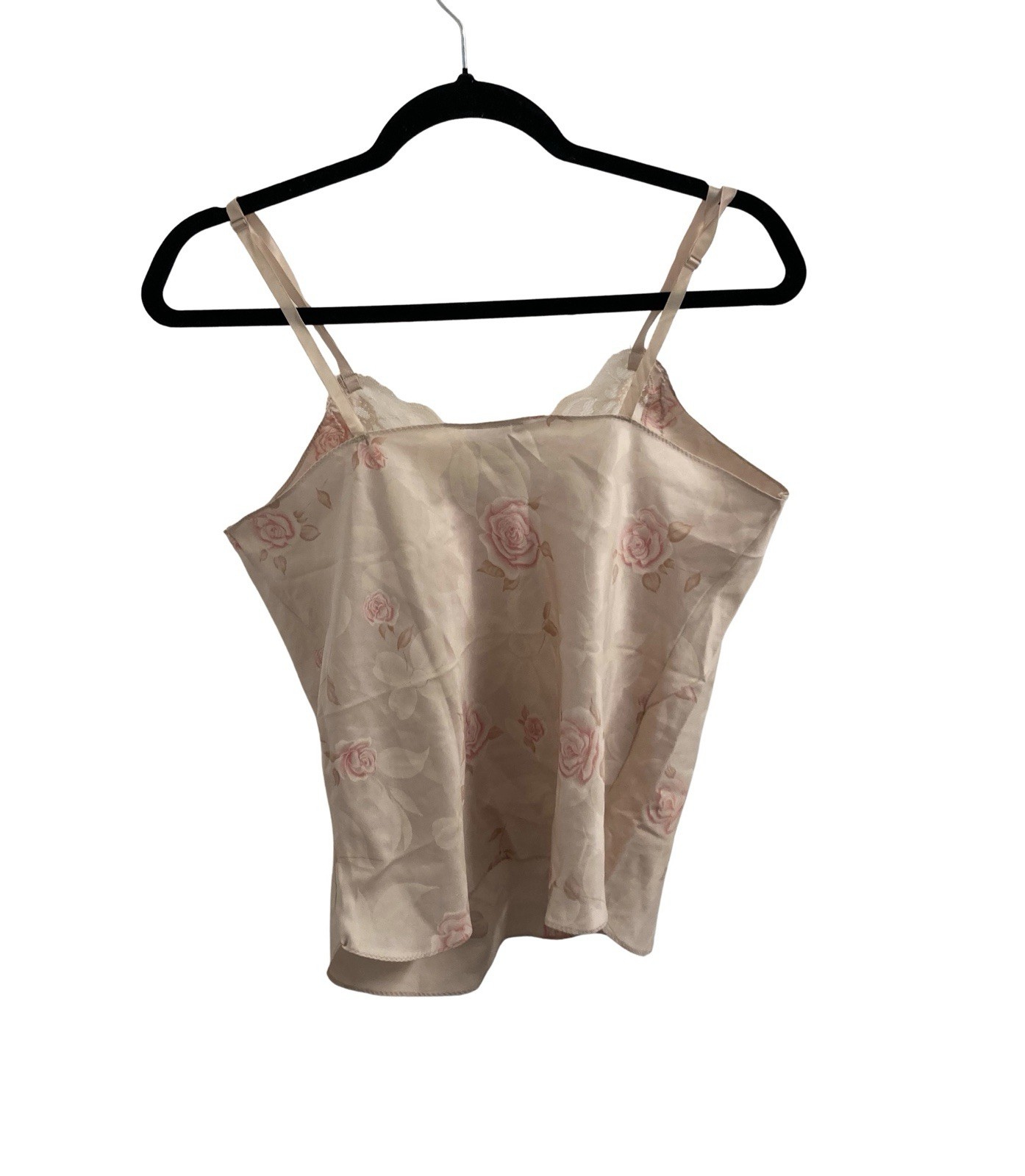Women’s VTG Sameye Lingerie Nightwear Floral Camisole Top Size M