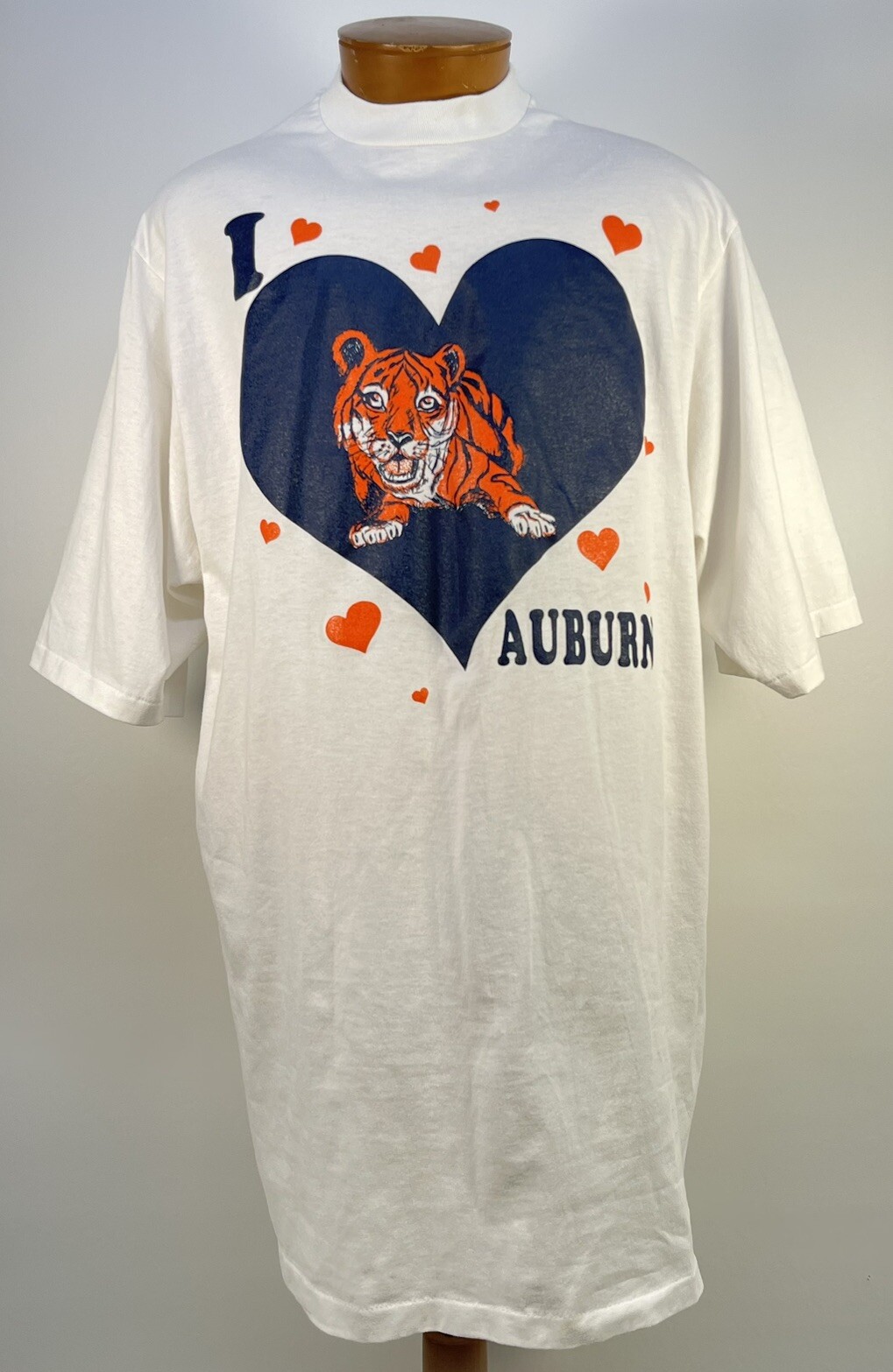 VTG Auburn University Tigers Sleep Shirt Gown Tiger Graphics Short Sleeve OSFA