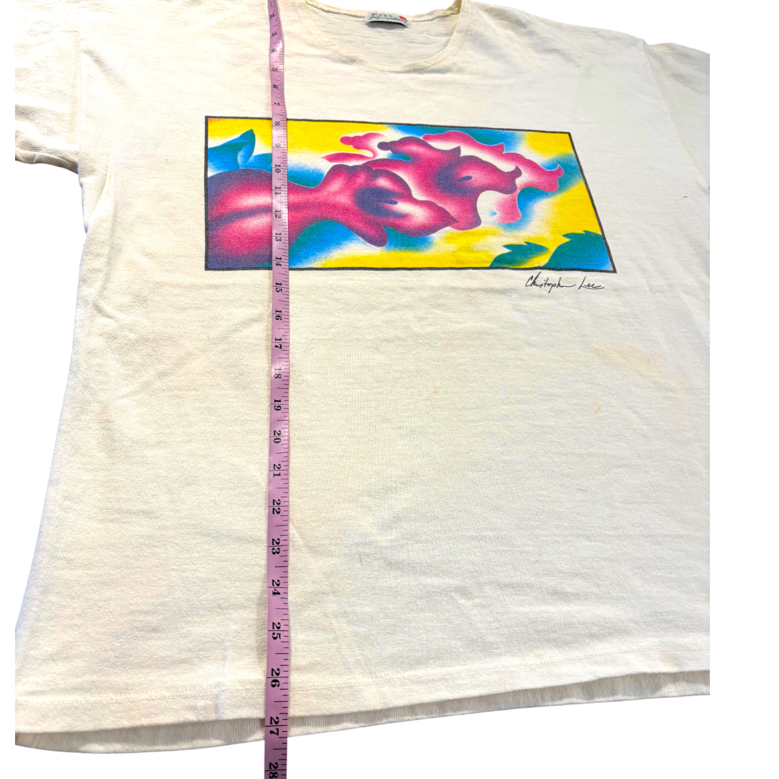 Joie De Vie day n night intimates vintage women’s Christopher Lee art sleepshirt