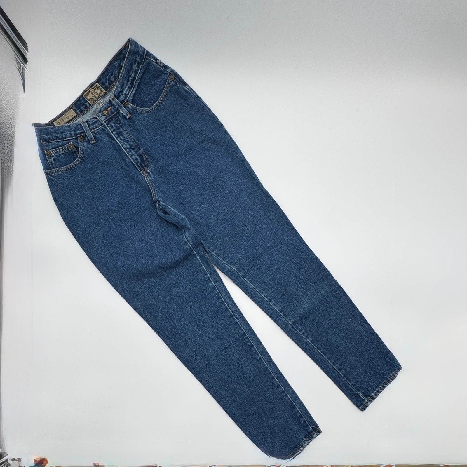 Vintage Express No 4 EXP Jeans High Rise Tapered Leg Medium Wash Womens 9/10