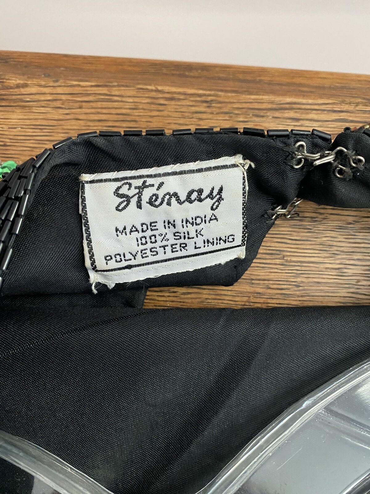 Vintage Stenay Cocktail Shift Dress 80s, S