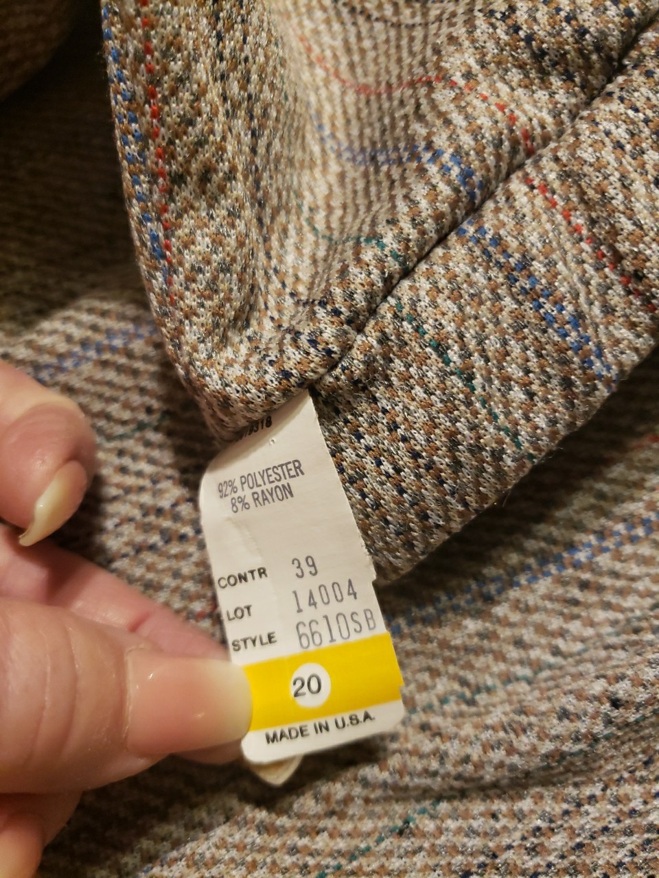 Vintage NWT Graff Californiawear Knit Suit Sz L