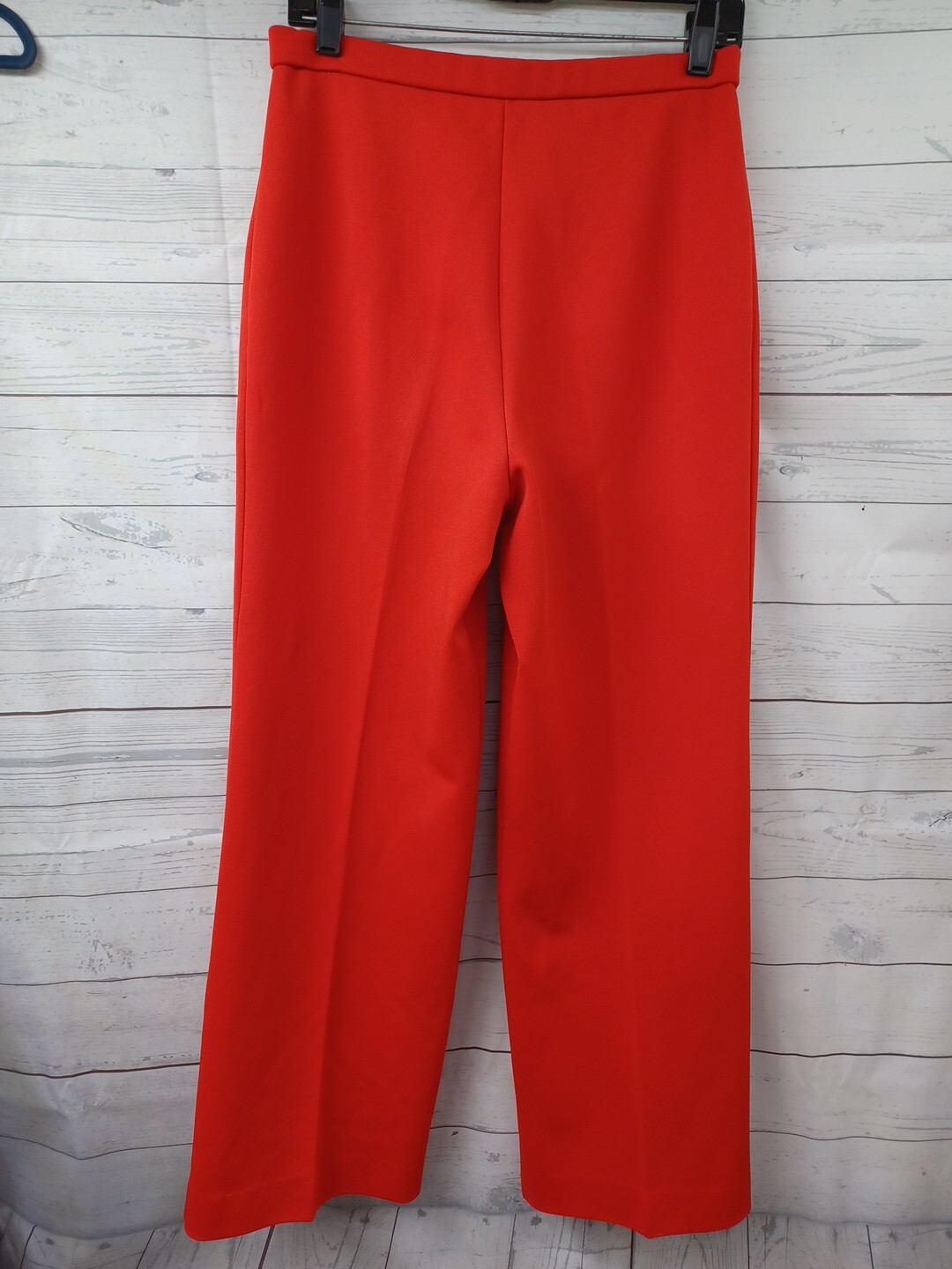 Vtg Women’s Red Koret of California Pants Straight Leg Sz 8 Waist 30″ Inseam 28″
