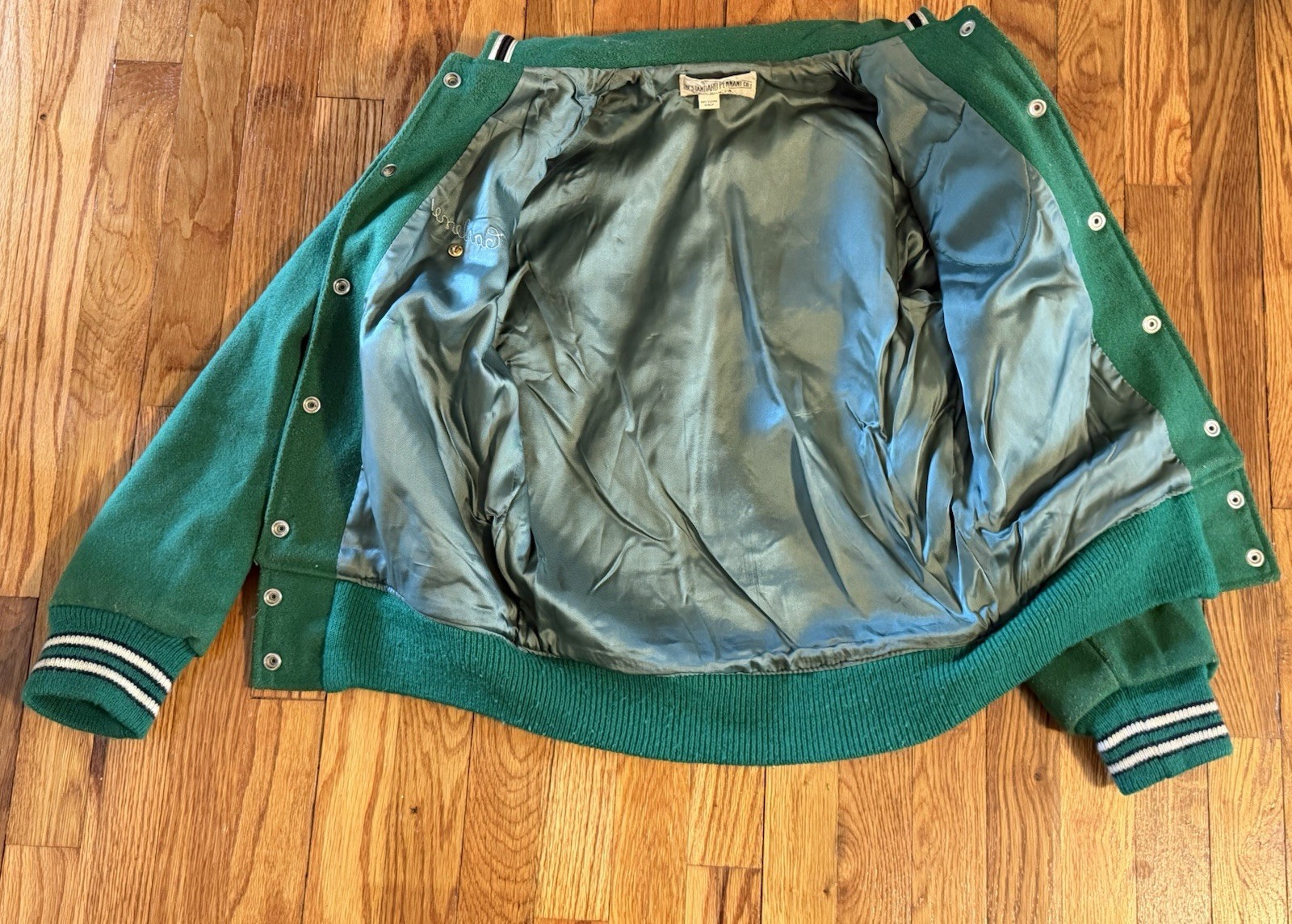 Vtg 1980s High School Cheerleader Majorette Wool Varsity Jacket Elderton PA
