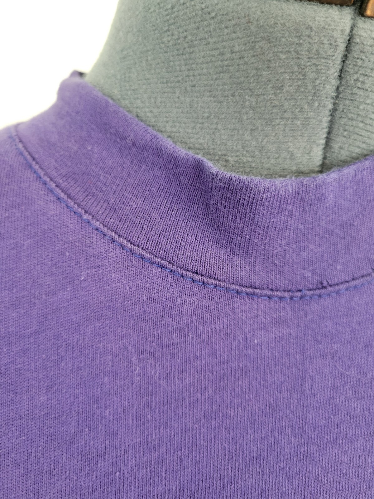 Vintage Purple Tee Shirt Dress with Button Up Back by Limited Express Size Small