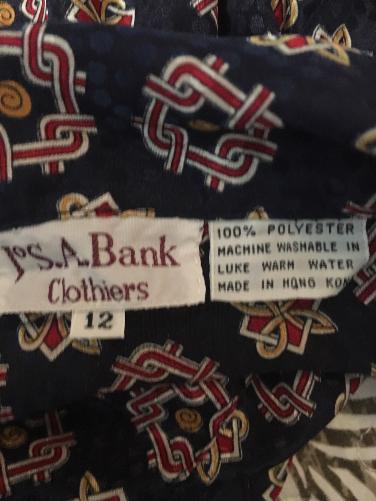 Vintage 1980’s Jos.A.Bank Clothiers Secretary Dress Size 12 Halloween costume